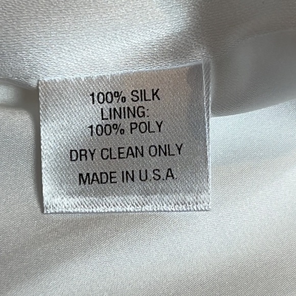 NWT’S Alice and Trixie 100% silk fully lined V-neck Midi neon striped dress SZ M - Picture 10 of 10